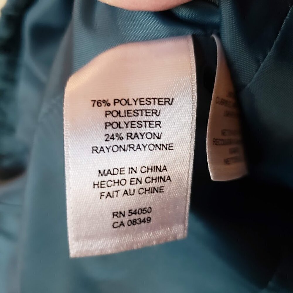 Jones New York Teal Tailored Jacket Size 6 - Picture 9 of 10